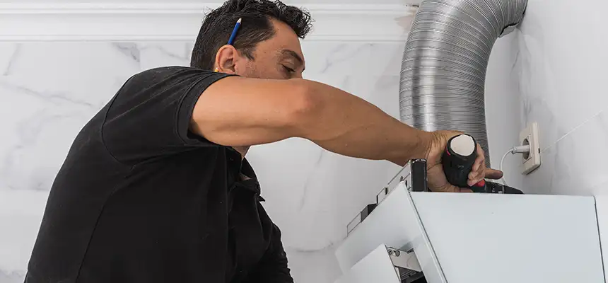 Precision In-wall Dryer Vent Cleaning & Rerouting Corrections in Covina, CA